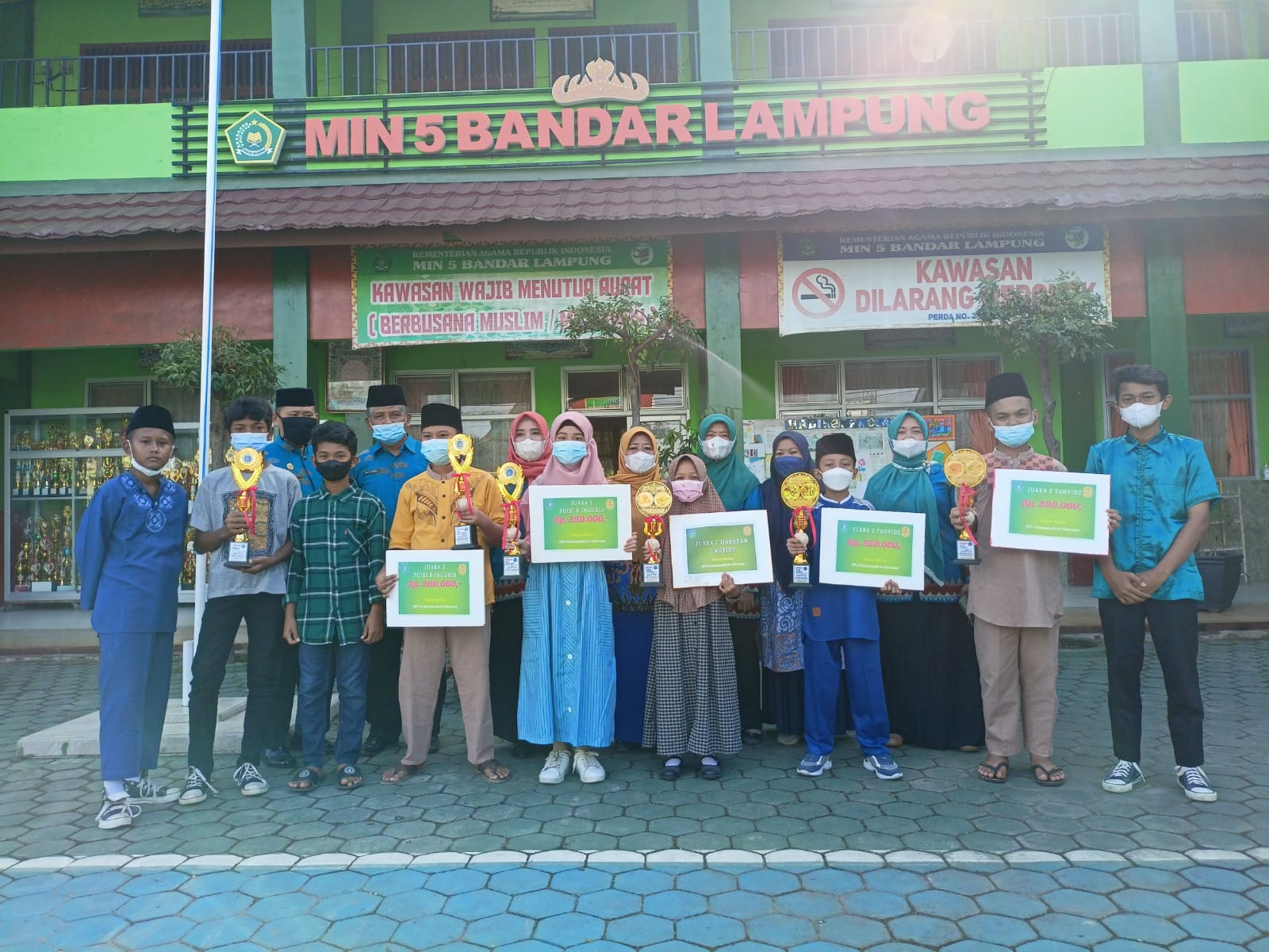 Siswa Siswi MIN 5 Bandar Lampung kembali torehkan Prestasi di Gebyar MUHISA 2022